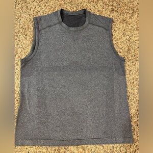 Lululemon Men’s Dark Gray Sleeveless Athletic Top